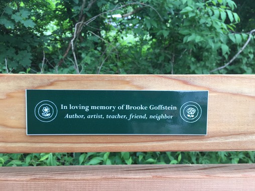 Bench plaque